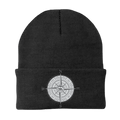 Compass Camping Embroidered Beanie